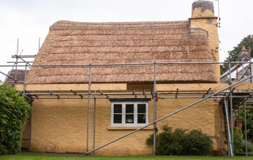 Scaling thatch roofing costs